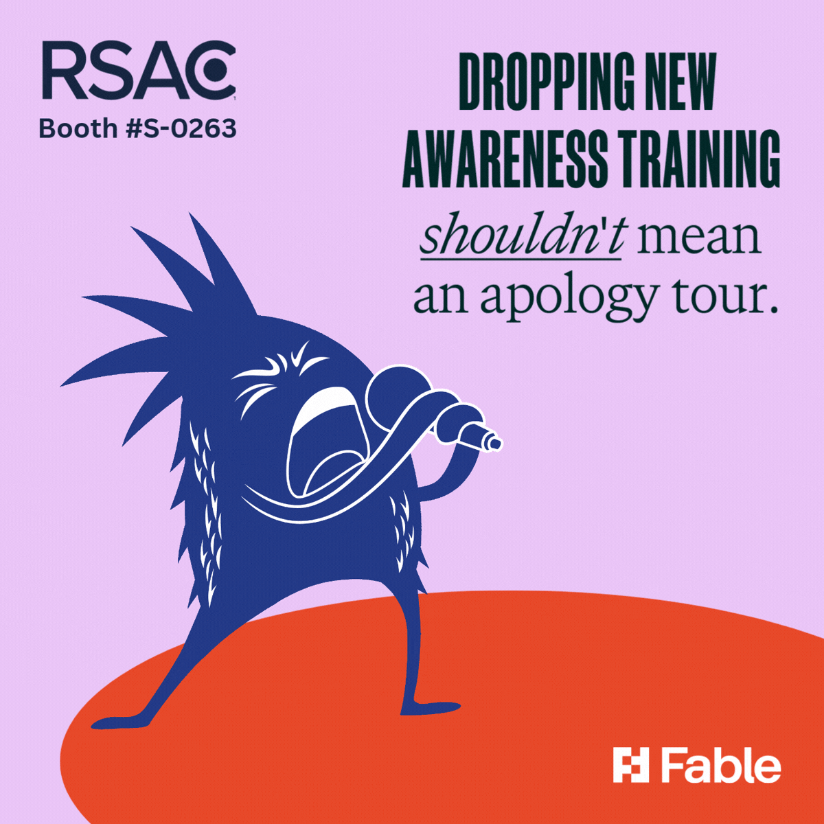 Fable RSAC Booth S 0263 Apology