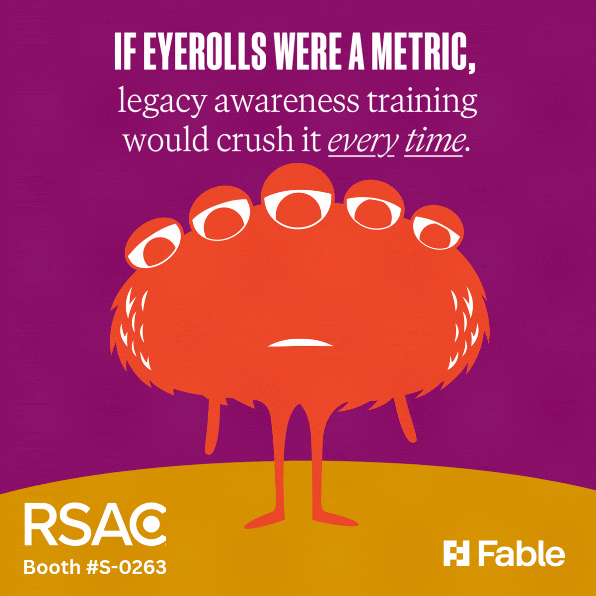 Fable RSAC Booth S 0263 Eyerolls